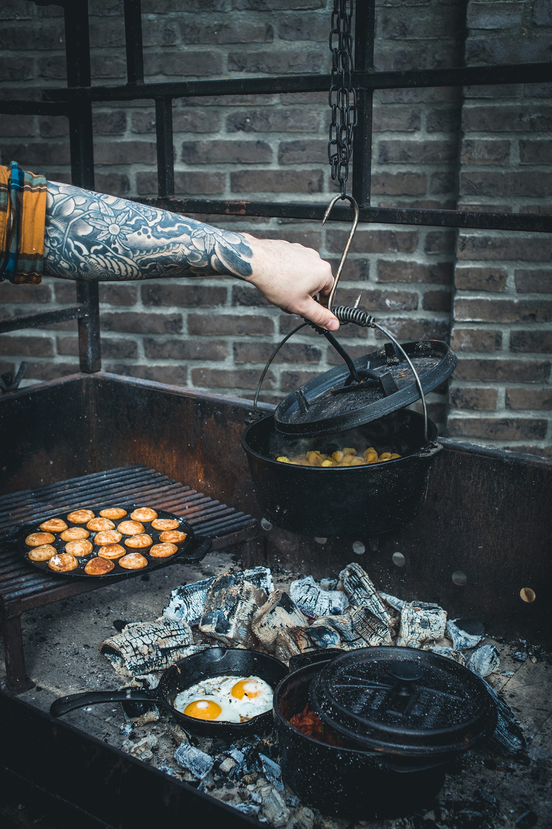 The Windmill, Starterkid, outdoor cooking, 