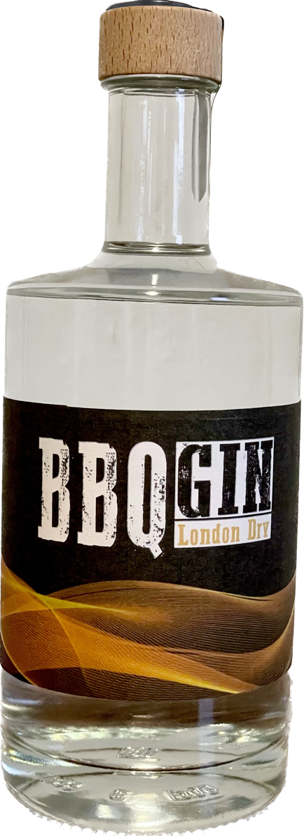 BBQ GIN London dry, Gin, London dry,